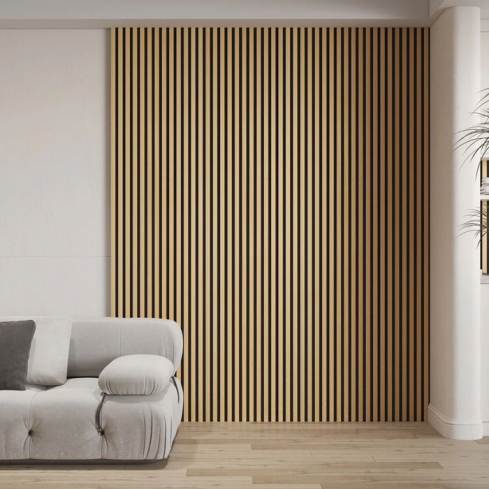 Custom MDF wall panels installed in a Dublin home
